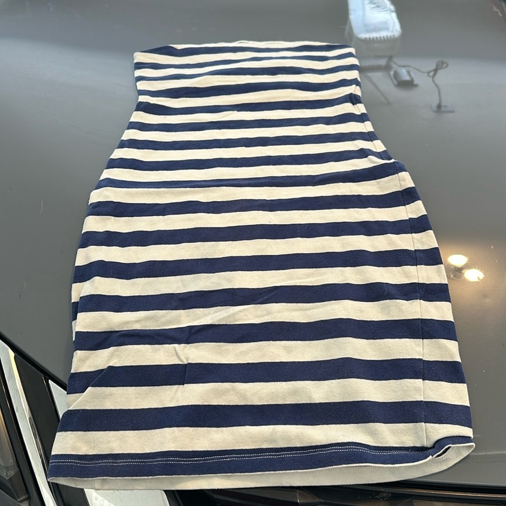 Strapless mini summer dress